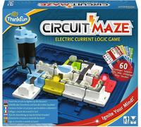 Thinkfun Circuit Maze 76341 - Tüfteln bis ein Licht aufgeht : jeu de logique avec 60 cartes de problèmes et solutions, pour enfants à partir de 8 ans
