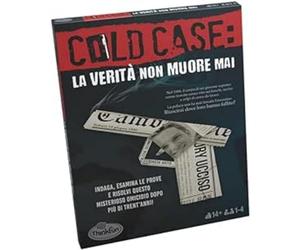 ThinkFun - Cold Case 1 : The Truth Never Dies, Jeu Detective Police avec Indices et preuves pour résoudre l'affaire, Jeu de Plateau mystérieux pour Adultes de 1 à 4 Joueurs, idées Cadeaux