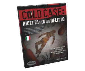 ThinkFun - Cold Case 2 : Recipe for a Murder, Jeu de détective de Police avec Indices et preuves pour résoudre l'affaire, Jeu de Plateau mystérieux pour Adultes de 1 à 4 Joueurs, idées Cadeaux