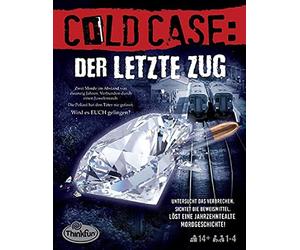 ThinkFun - Cold Case : Le dernier Train, Le Crime dans sa Propre Maison. Que s'est-il passé ? Un Jeu de Puzzle pour Un ou en Groupe à partir de 14 Ans