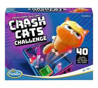ThinkFun – Jeu de logique Crash Cats – 40 défis, 4 niveaux, dès 8 ans – Version française