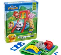ThinkFun Friends : Playground - Jeu de puzzle cache-cache pour enfants d'âge préscolaire - 30 défis pour résoudre des problèmes - À partir de 3 ans
