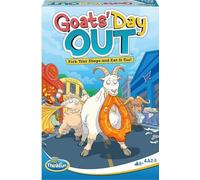 ThinkFun Goats' Day Out, Chèvres en Vrac, Jeu de société, Jeu de stratégie et logique, Jeu pour Adultes et Enfants à partir de 8 Ans, 2 à 5 Joueurs, Version espagnole