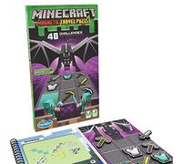 Thinkfun Minecraft Puzzle de Voyage magnétique Challenge Logic Brain Game et Jouet STEM pour Enfants à partir de 8 Ans - Cadeaux pour garçons et Filles