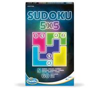 ThinkFun Ravensburger - Sudoku Magnétique 5x5 - Jeu de Logique Version Voyage - 60 Défis - 1 Joueur dès 8 Ans - 76634 - (Multilingue - Français Inclus)