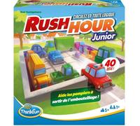 ThinkFun-Rush Hour Junior-Jeu de logique-Casse-tête-Embouteillage-40 défis 4 niveaux-1 Joueur ou plus dès 5 ans-Ravensburger-76604