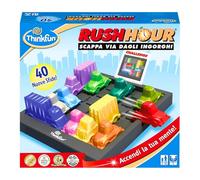 Thinkfun Rush Hour - Traffic Jam Logic, Brain & Challenge Game - STEM Toys for Boys & Girls Age 8 Years Up - 2022 Version