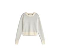 Thinking MU Pull-over 'Flower Rope' bleu pastel / noir / blanc cassé, Taille S
