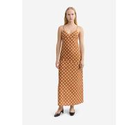 Thinking MU Robe ' DINA ' marron / blanc cassé, Taille 34