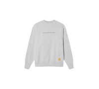 Thinking MU Sweat-shirt 'Here Comes The Sun' saphir / gris clair, Taille S