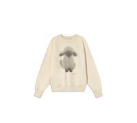 Thinking MU Sweat-shirt ' SHEEP' crème / gris, Taille XL