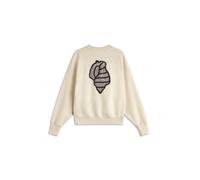 Thinking MU Sweat-shirt 'SHELL' blanc cassé, Taille S