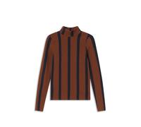 Thinking MU T-shirt 'Ellen' rouge rouille / noir, Taille XS