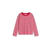 Thinking MU T-shirt 'EMILI' rouge / blanc, Taille S