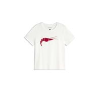 Thinking MU T-shirt 'Origami Ida' orange foncé / blanc cassé, Taille L