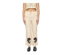 Thinking MU - Wide Pantalons - Femme - Pantalons - Beige - Taille: 38 FR