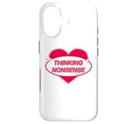 Thinking Nonsense - Cœur d'amour Sarcastique Amusant et Mignon Coque pour iPhone 17