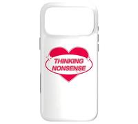 Thinking Nonsense - Cœur d'amour Sarcastique Amusant et Mignon Coque pour iPhone 17 Pro Max