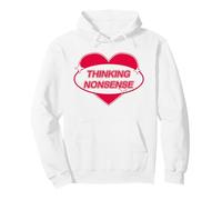 Thinking Nonsense - Cœur d'amour Sarcastique Amusant et Mignon Sweat à Capuche