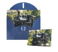 Thinking of You Cartes d'anniversaire avec enveloppes, train à vapeur, cartes vierges pour toutes les occasions, carte de vœux d'anniversaire pour invitations de mariage, remerciements, 10 x 15 cm