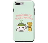 Thinking of You So Matcha Lover Thé Vert Kawaii Pun Graphic Coque pour iPhone 7 Plus/8 Plus