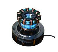 Thinkizen Arc Reactor MK1, réacteur à arc magnétique en lévitation 1:1 avec lumière LED, flottant et tournant dans l'air et vitrine, superbe réplique cadeau et décoration pour les fans d'Iron Man