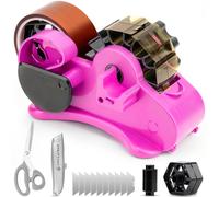 THINKLEARN Distributeur de ruban adhésif thermique par sublimation - Distributeur de ruban adhésif à transfert thermique avec noyau de 2,5 cm et 7,6 cm, pièces prédécoupées de 3,6 cm, distributeur de