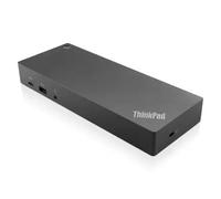 Origin Storage 40AF0135EU station d'accueil USB 3.2 Gen 1 (3.1 Gen 1) Type-A + Type-C Charbon de bois, Rouge