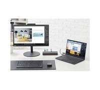 Origin Storage 40AF0135EU station d'accueil USB 3.2 Gen 1 (3.1 Gen 1) Type-A + Type-C Charbon de bois, Rouge