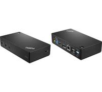 Lenovo ThinkPad Ultra Dock USB 3.0 (40A80045EU) - USB 3.2 Gen 1 Type-A, Ethernet Gigabit, HDMI, DisplayPort, Audio 3.5mm, 45W