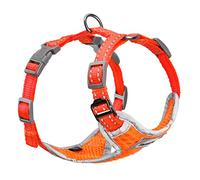 ThinkPet Harnais pour Chien No-Pull - Respirant - pour Chiens de Petite, Moyenne et Grande Taille - Réglable - Doux - Contrôle sûr - Rembourré - Harnais de sécurité réfléchissant