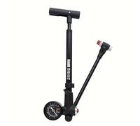 ThinkRider Pompe à amortisseur pour VTT 350 PSI avec manomètre | Haute pression jusqu'à 350 psi, pour fourche avant et suspension arrière, compatible avec les valves Schrader et Presta