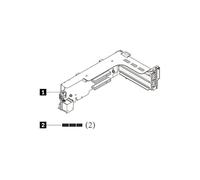 ThinkSystem 2U x16/x8/x8 PCIe G4 Riser 1/2 Kit - Carte fille