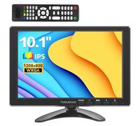 Thinlerain 10,1 Pouces Écran Moniteur Portable 1280 x 800 LED 16:10 IPS Ecran de HDMI/VGA/BNC/AV/VESA/Support Compatible avec PC Raspberry Pi Windows 7/8/10