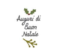 Thinlits Die Set Auguri Di Buon Natale - 6 Pcs