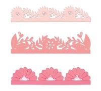 Thinlits Die Set Bordures Florales - 3 Pcs