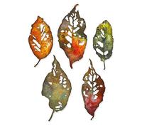 Thinlits Die Set Fragments De Feuille - 5 Pcs