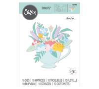 Thinlits Die Set L'heure Du Thé Par Olivia Rose 10 Pcs