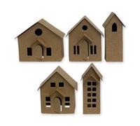 Thinlits Die Set Village En Papier - 16 Pcs