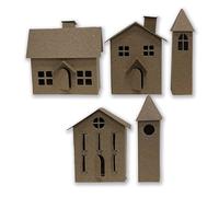 Thinlits Die Set Village En Papier - 21 Pcs