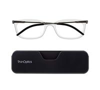 ThinOptics Connect Lunettes de lecture - Comprend un étui pour téléphone Magentic - Unisexe Homme Femme - Ultra fines, compactes et légères