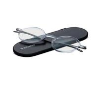 ThinOptics Manhattan Lunettes De Lecture Compactes Offrant Une Résistance De 1.00 - Monture en Forme De Claire Avec Étui Magnétique Milano - Unisexe Hommes Et Femmes