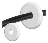 Thinp Lot de 2 œillets muraux pour câbles, passe-câbles muraux antidérapants - Kit d'accessoires pour câbles Ethernet Starlink