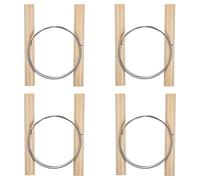 Thinp Lot de 4 outils de coupe pour argile - En céramique - Pour artistes, argile de poterie, sculpture artistique, fabrication de céramique