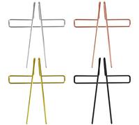Thinp Lot de 4 supports de page de livre pour la lecture, en métal, pour ouvre-livre, mains libres, accessoires de lecture, cadeaux pour les amateurs de livres (or, argent, or rose, noir)