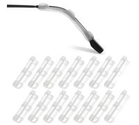 Thinp Lot de 7 paires de coussinets antidérapants en silicone souple pour lunettes derrière l'oreille pour homme et femme, pour le sport et le travail (blanc)