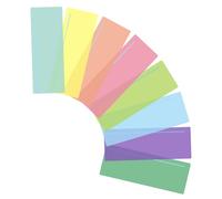 Thinp Lot de 8 bandes de lecture guidée, outils de dyslexie pour enfants, marque-page colorés, règles de suivi de lecture avec ligne pour la dyslexie, le TDAH et pour réduire le stress visuel (grande