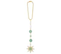 Thinp Remorque solaire à suspendre - 17,5 x 2 cm - Pour voiture - Avec soleil - Accessoire de rétroviseur - Mignon bohème - Pour femme - Pour cadre de fenêtre de voiture - Balcon