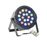 Ibiza Projecteur Par THINPAR-18X1W extra plat 18 LED RGB 1W