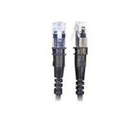 ThinPATCH - Cordon de raccordement - RJ-45 (M) pour RJ-45 (M) - 4.9 m - 4.9 mm - FTP - CAT 6a - démarré, sans halogène - noir